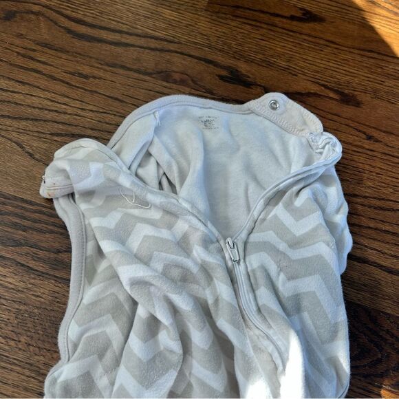 🍭4/$20 Chevron zip up sleeveless unisex toddler sleepsack - Large 18-24 months - Picture 5 of 8